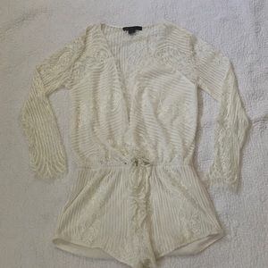 White Lace Romper
